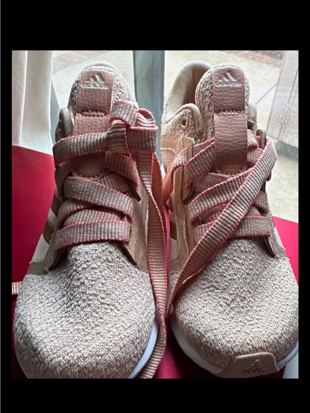 adidas Edge Lux 4 Halo Blush/Copper Metallic Low Top Lace Up Sneaker